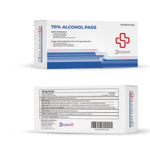 Beligas 70% Alcohol Pads 50 Pads Per Box Beligas 70% Alcohol Pads 50 Pads Per Box