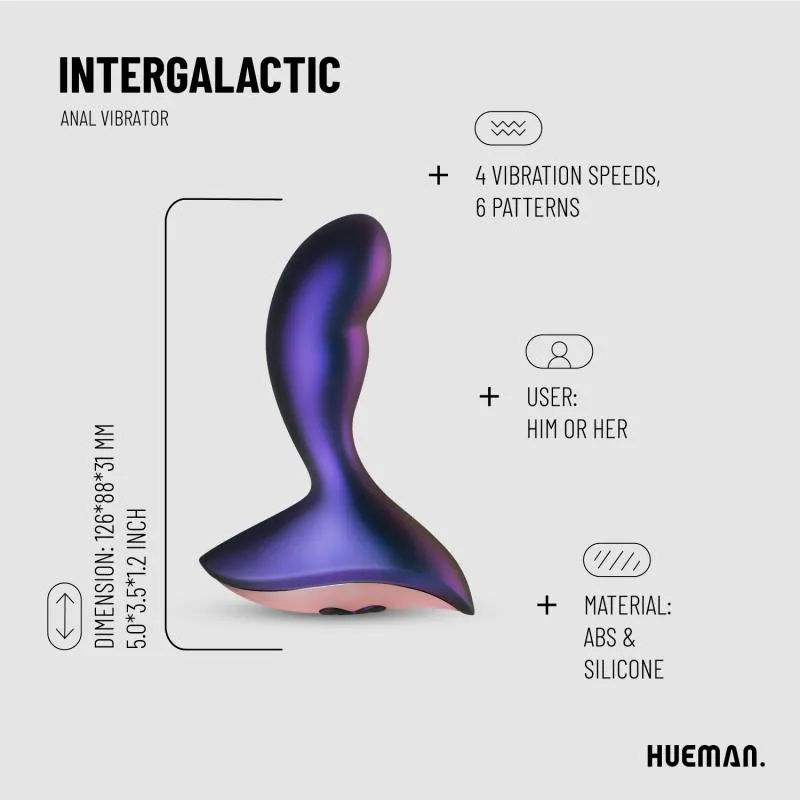 Hueman »Intergalactic« Analvibrator mit Fernbedienung