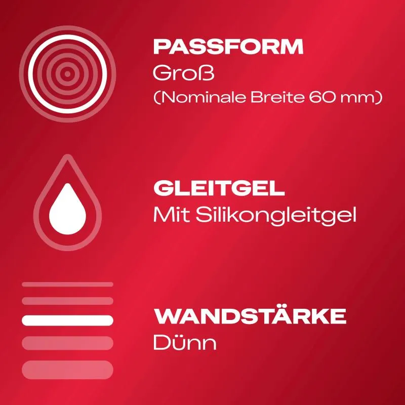 Durex Gefühlsecht Extra Groß - 8 Stk