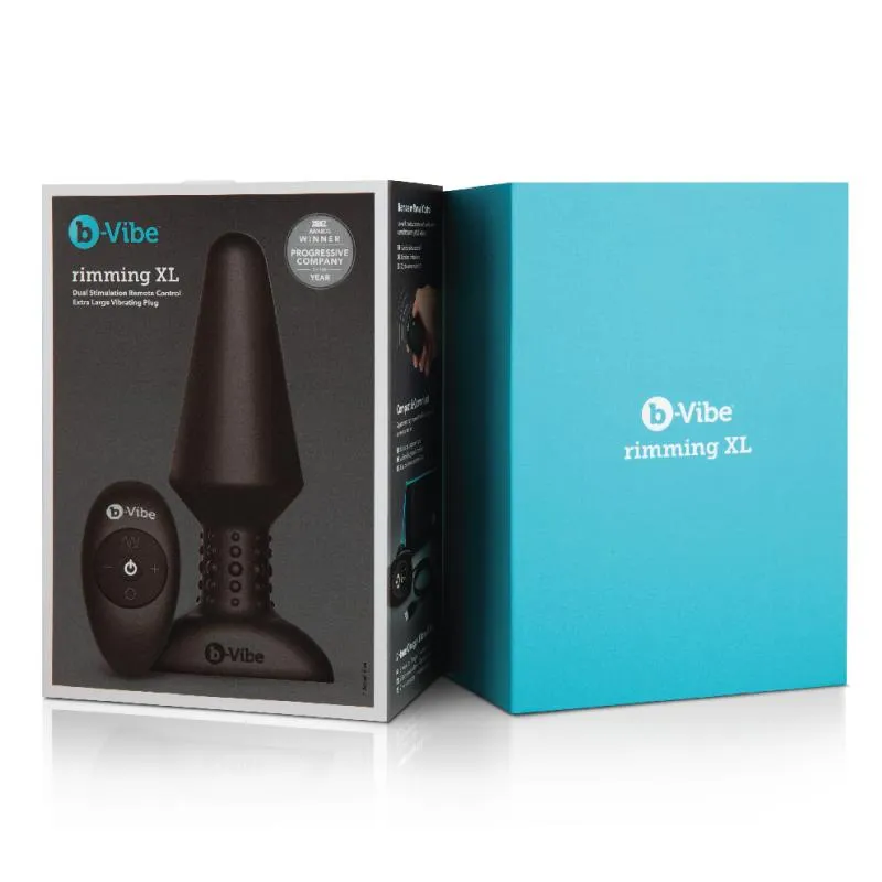 B-Vibe - Rimming Remote Control Plug XL Black