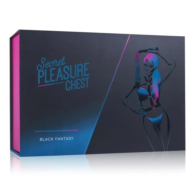 Secret Pleasure Chest »Black Fantasy« BDSM Set