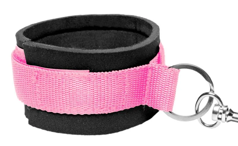 FRISKY - Fesselset fürs Schlafzimmer Rosa Bettfesseln
