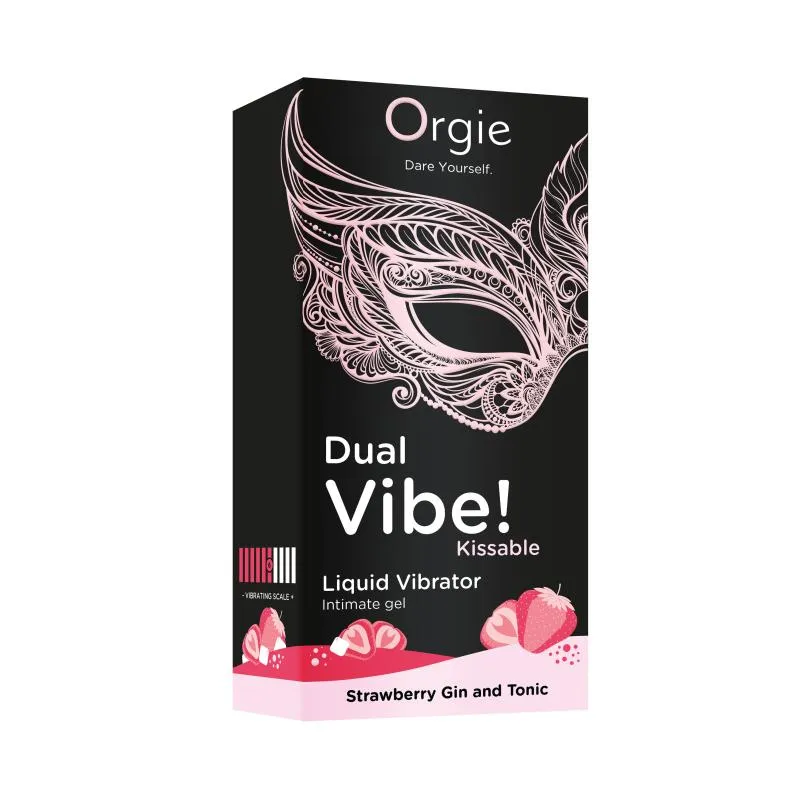 Orgie- Dual Vibe Liquid Vibrator Strawberry Gin & Tonic