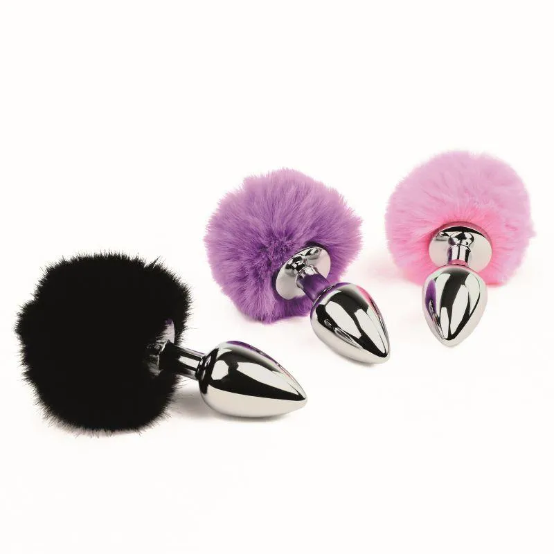 FeelzToys - Bunny Tails Butt Plug - Violett