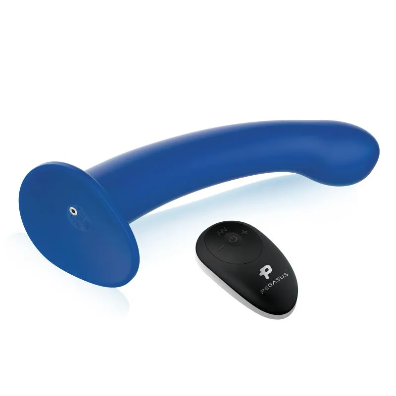 Pegasus - 8? Remote Control P-Spot G-Spot Silicone Peg with Harness Include