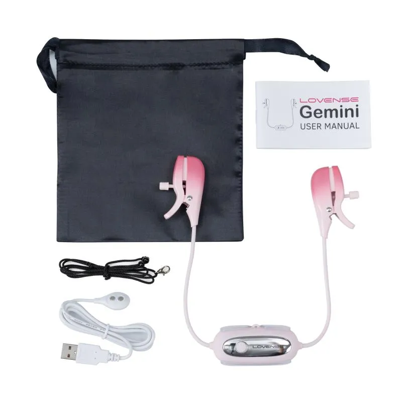 Lovense »Gemini« Vibrierende Nippelklemmen mit App