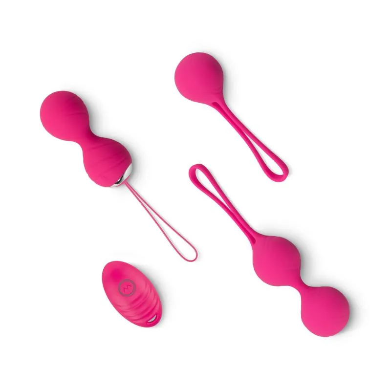 Kegelball-Set mit Fernbedienung - Rosa