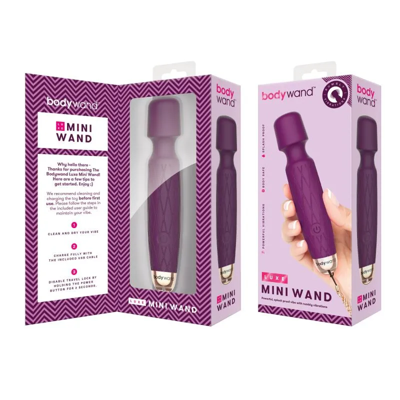 Bodywand - Luxe Mini USB Wand Vibrator Purple
