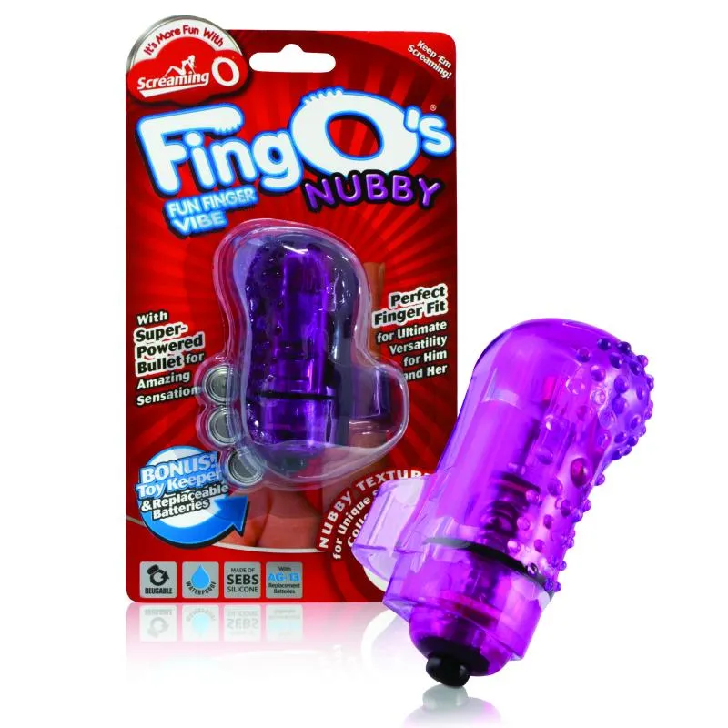 The Screaming O - The FingO Nubby Purple