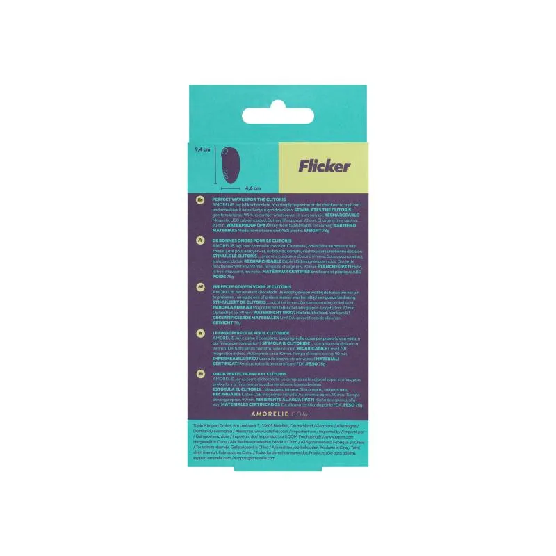 AMORELIE Joy x Satisyfer »Flicker« Druckwellenvibrator