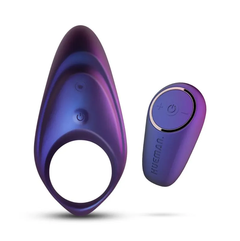 Hueman »Neptune« Penisring mit Vibration & Fernsteuerung