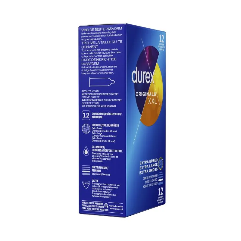 Durex Originals XXL - 12 Kondome