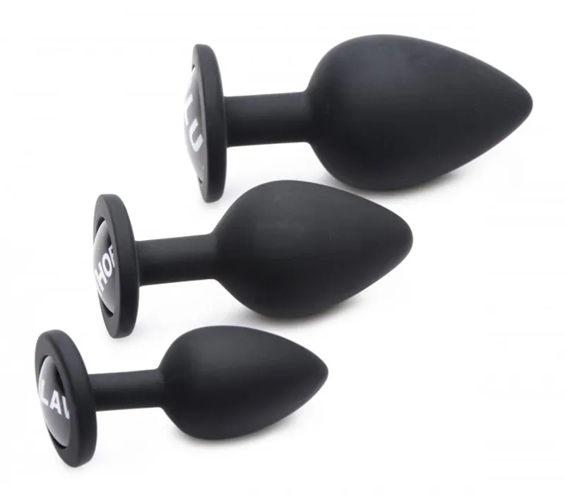 Master Series »Dirty Words« 3-teiliges Analplug-Set