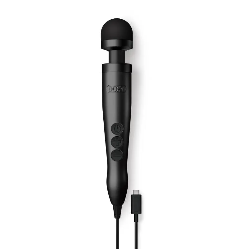 Doxy 3 USB-C Wand Vibrator - Schwarz