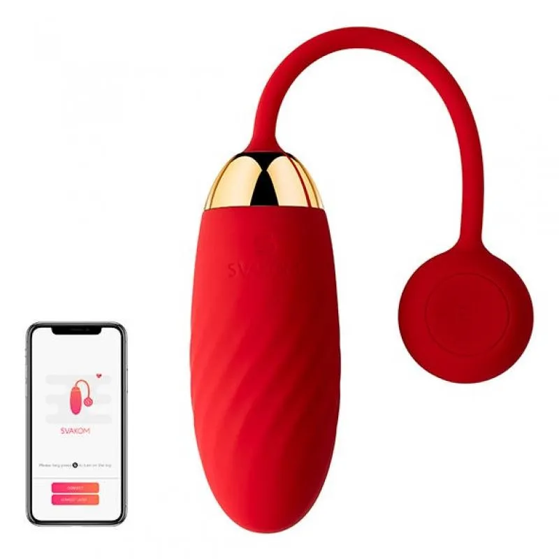 SVAKOM - Ella Vibrerend Eitje App Controlled - Red