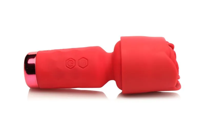 BLOOMGASM – Pleasure Rose Mini-Wand-Vibrator – Rot