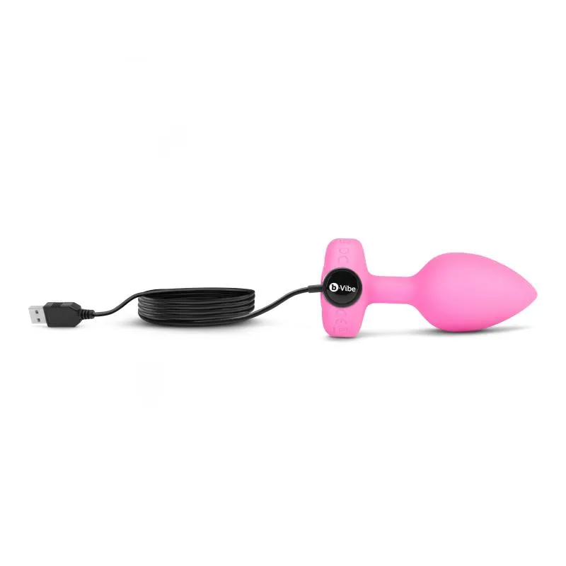 B-Vibe - Vibrating Heart Plug S/M Pink