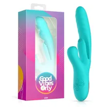 Good Vibes Only - Lisa Stoßender Rabbit-Vibrator mit G-Punkt-Stimulator Good Vibes Only - Lisa Stoßender Rabbit-Vibrator mit G-Punkt-Stimulator