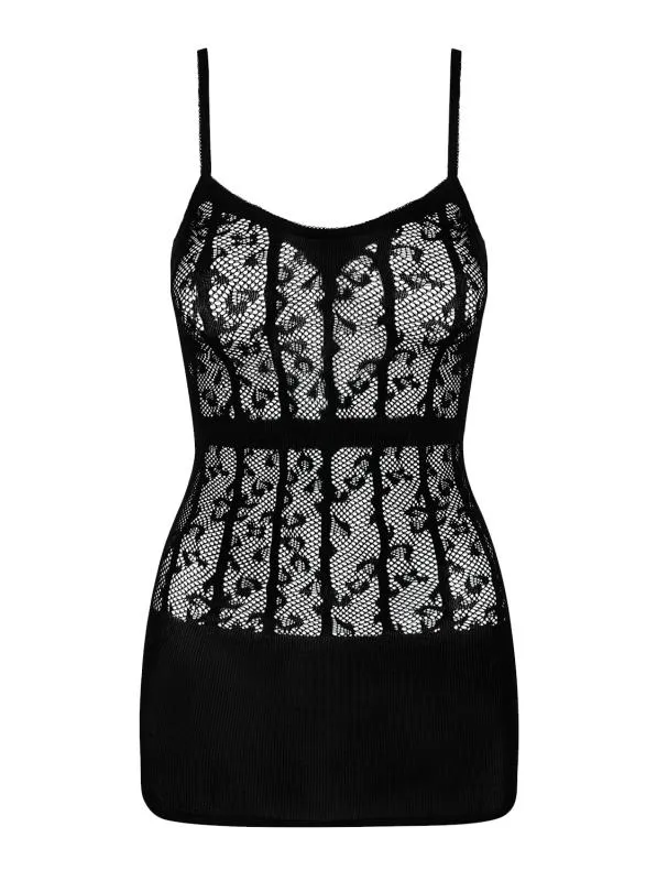 Obsessive - D605 Kleid - Schwarz