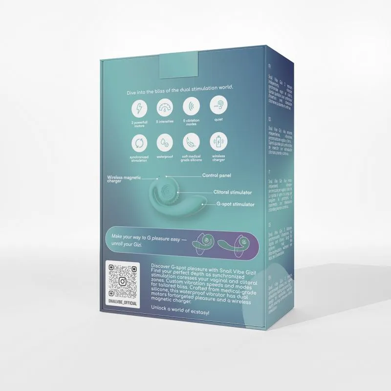 Snail Vibe Gizi Vibrator - Türkis