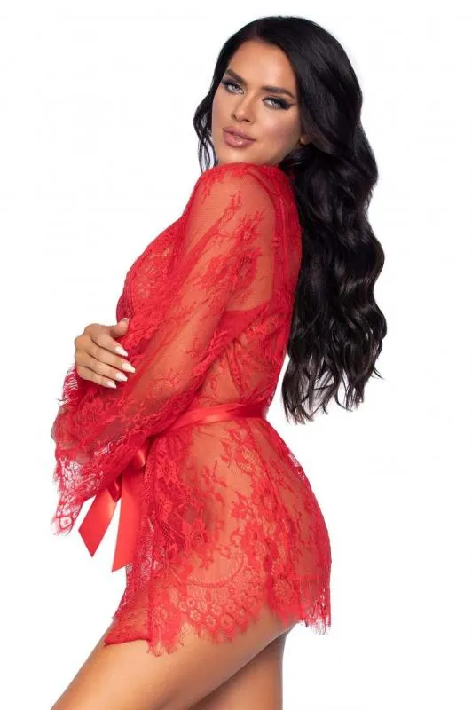 Leg Avenue »Cosmeta« Body & Kimono Set