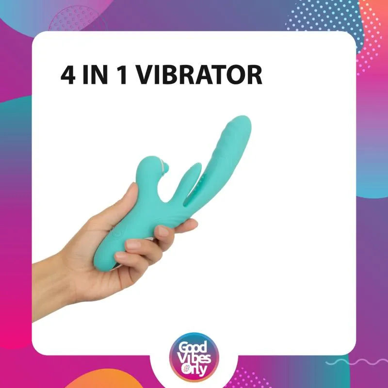 Good Vibes Only - Lisa Stoßender Rabbit-Vibrator mit G-Punkt-Stimulator