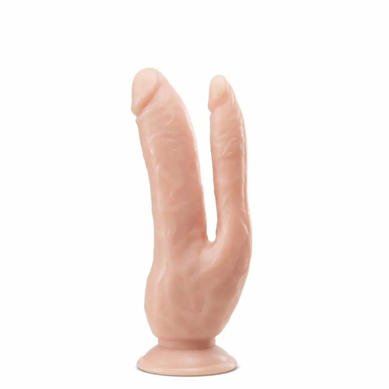 Dr. Skin »DP Cock« Realistischer Doppeldildo - 21,6 cm – Vanille