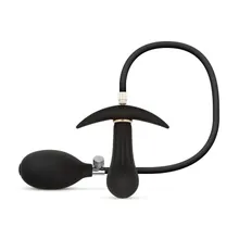 Anal Collection - Aufblasbarer Butt Plug mit Pumpe 8 cm - Schwarz Anal Collection - Aufblasbarer Butt Plug mit Pumpe 8 cm - Schwarz