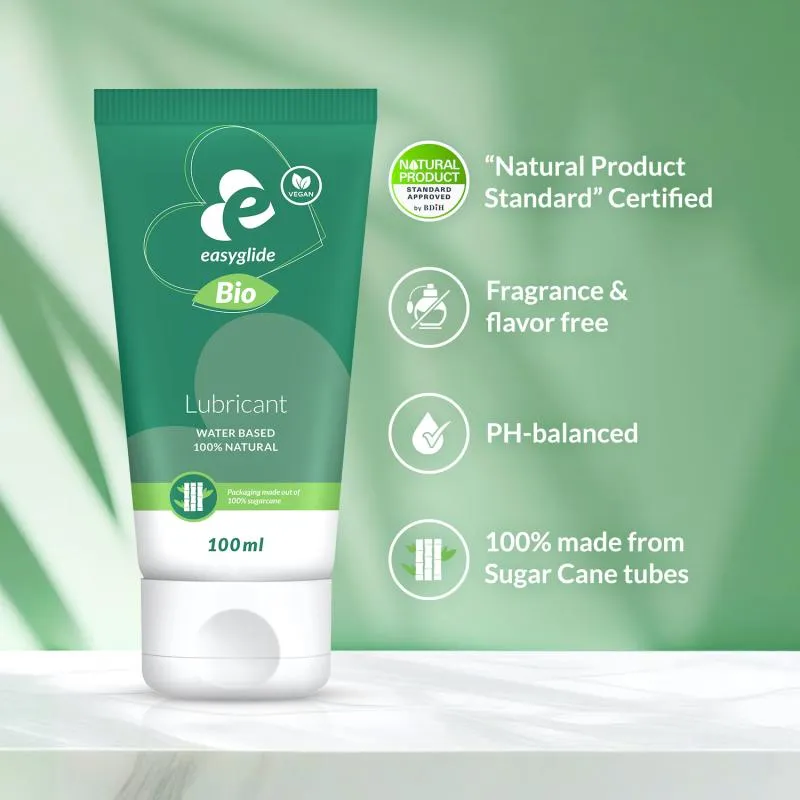 EasyGlide - Bio & Natural Wasserbasiertes Gleitmittel Duftfrei - 100 ml