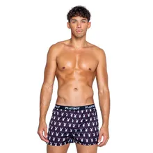 Playboy Lingerie - Herren Champion Boxer - Schwarz Playboy Lingerie - Herren Champion Boxer - Schwarz