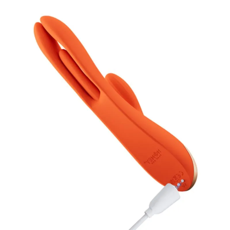 HoneyPlayBox - Terri App-gesteuerter Kinky Finger Tapping Rabbit Vibrator