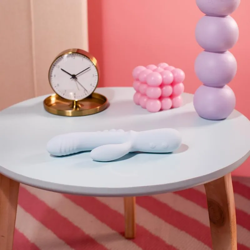 Good Vibes Only - Triple Stimulation Vibe - Soft Silicone - Blau