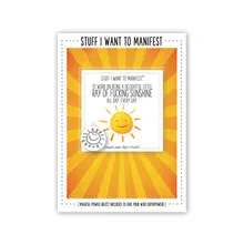 Warm Human - Manifest Greeting Card - Sunshine Warm Human - Manifest Greeting Card - Sunshine