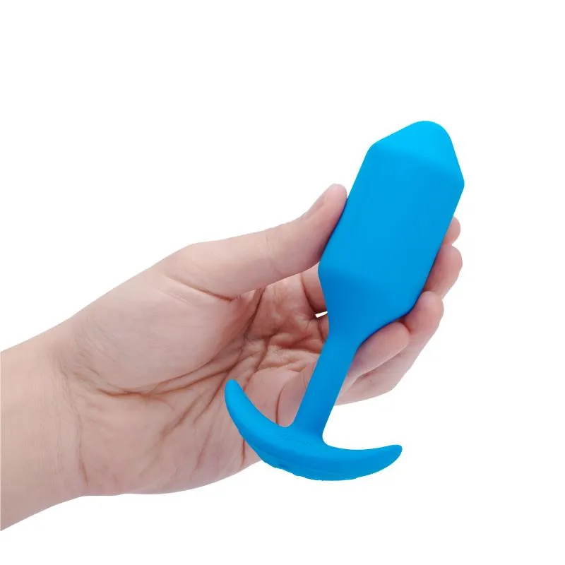B-Vibe - Vibrating Snug Plug 3 (L) Blue
