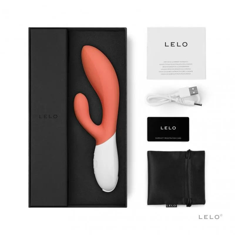 LELO - Ina 3 Rabbit-Vibrator - Koralle