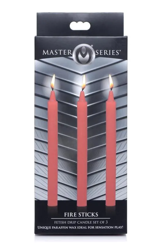 XR Brands - Fire Sticks Fetisch-Tropfkerzen - Rot