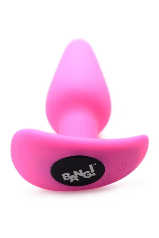 BANG! - Vibrations-Buttplug mit Fernbedienung - Rosa