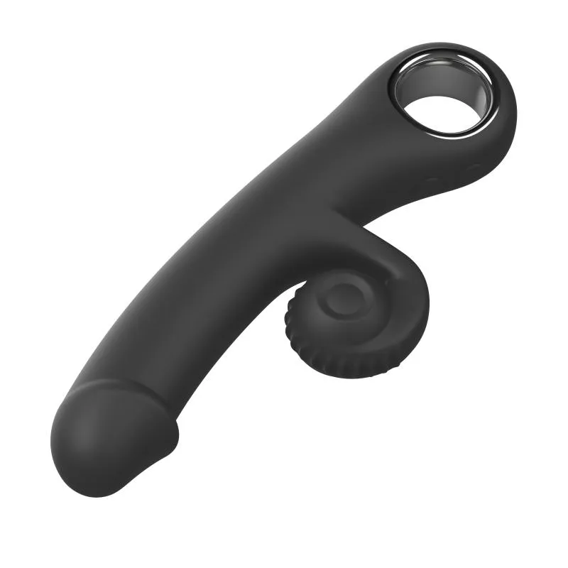 Online Only - Double Lust - Flexibler Snail Vibrator - Schwarz