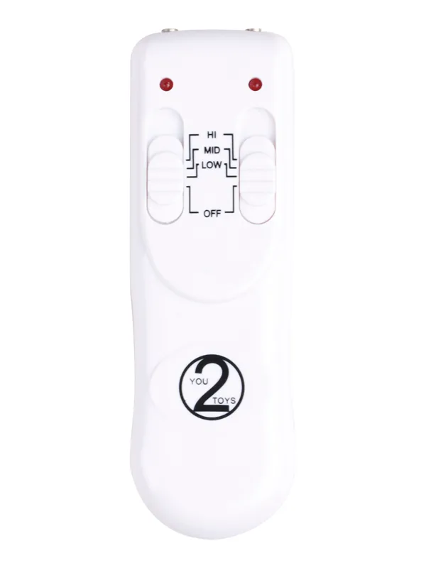 Vibratorischer Strap-On Duo-Vibrator - Lila