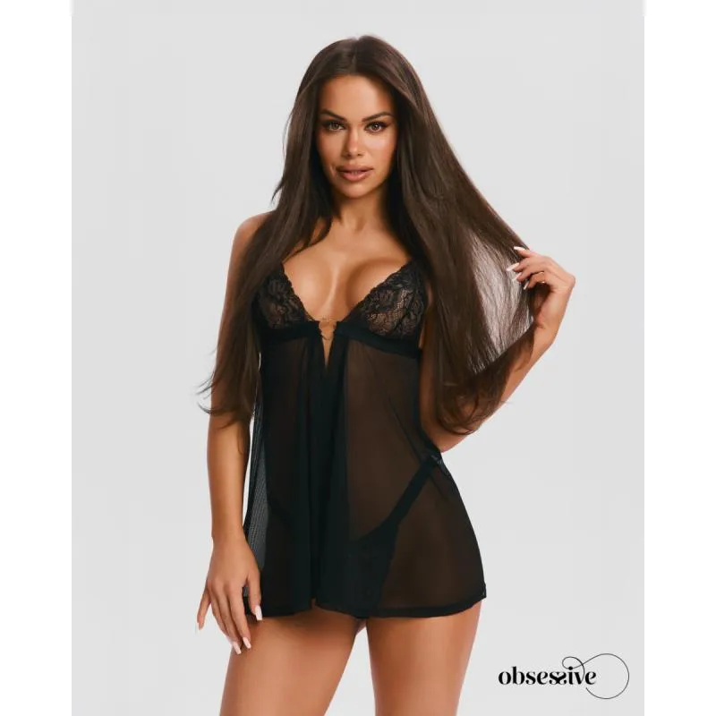 Obsessive - Elianes Babydoll - Schwarz