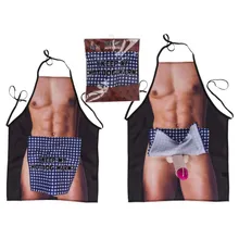 Küchenschürze - Männlicher Körper mit überraschendem Penis Küchenschürze - Männlicher Körper mit überraschendem Penis