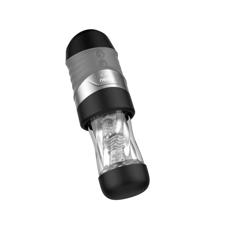Nexus – Alpha Surge Masturbator mit Rotation & Saugfunktion – Schwarz