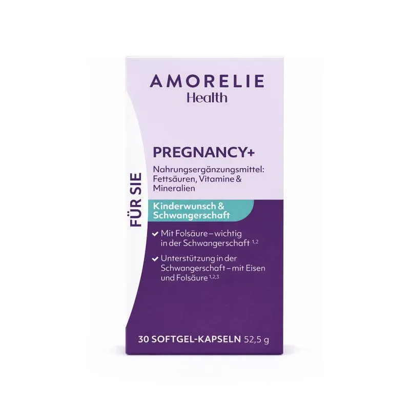 AMORELIE Health »Pregnancy+« für Sie – 30 Softgel-Kapseln