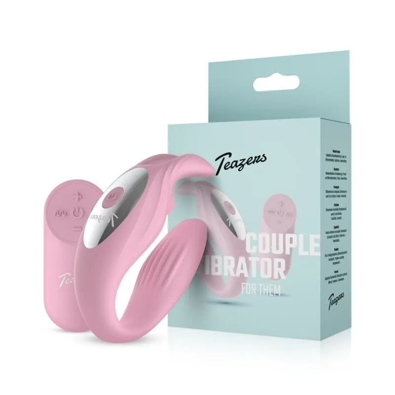 Teazers – Bunny Paarvibrator mit Fernbedienung – Rosa