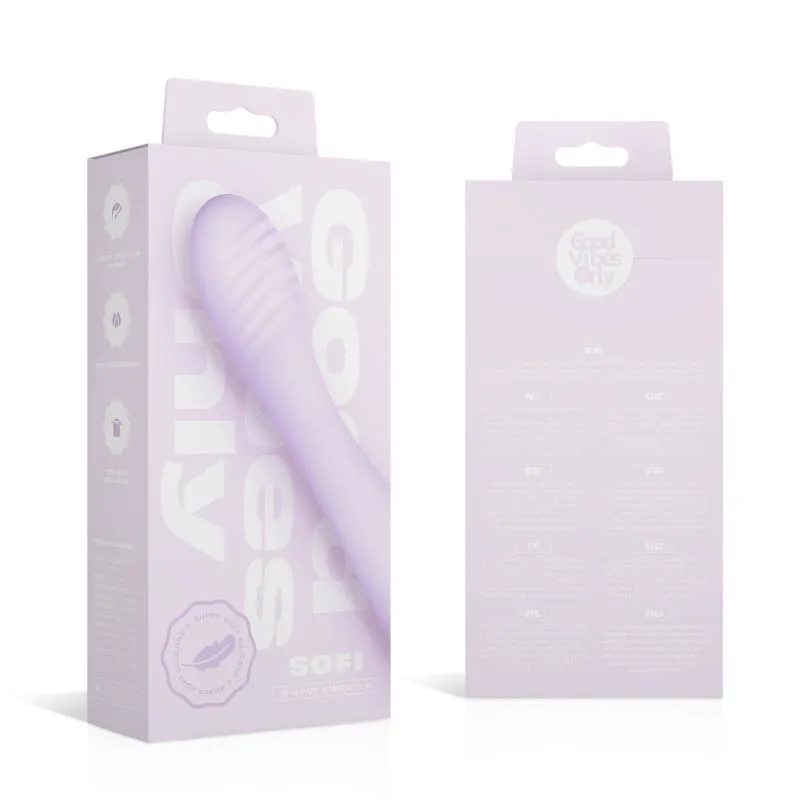 Good Vibes Only - G-Punkt-Vibrator - Weiches Silikon - Lila