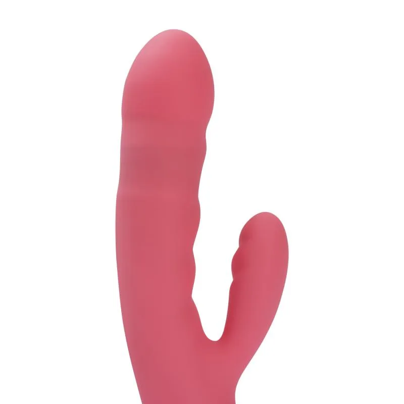 SVAKOM - Avery Stoßender Rabbit Vibrator - Erdbeerrosa