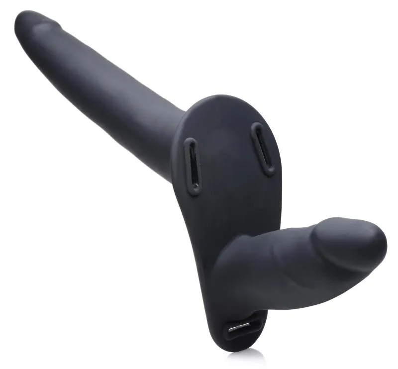 Strap U »Power Pegger« Doppelstrap-On mit Vibration & Fernbedienung