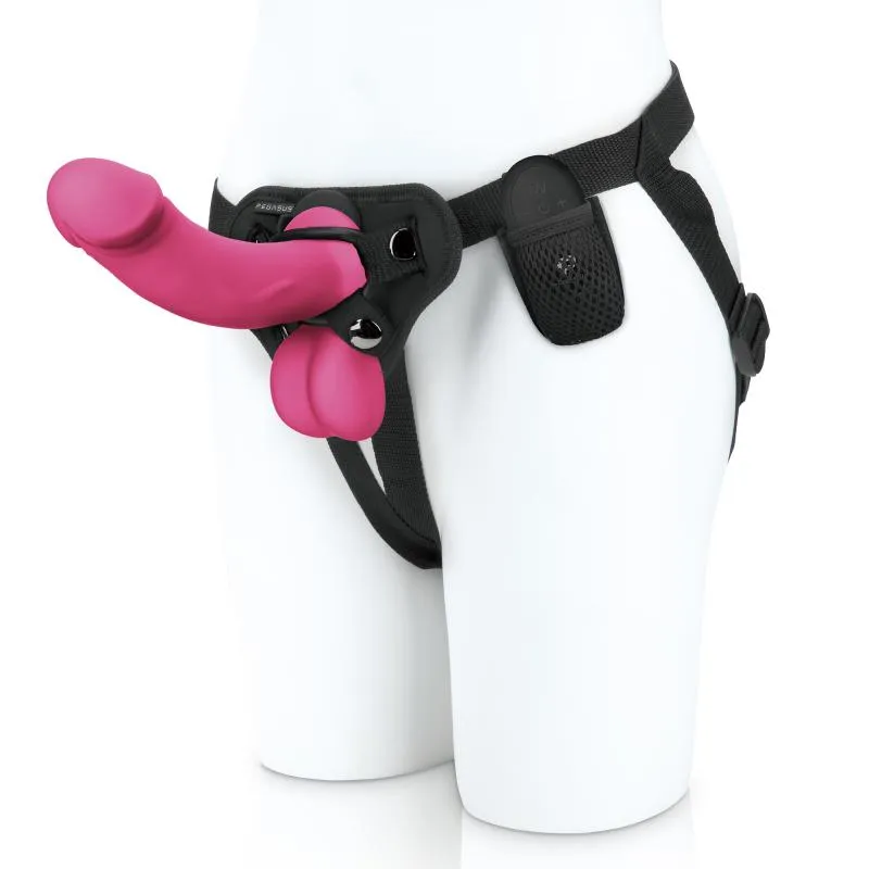 Pegasus - 6.5? Realistic SIlicone Dildo With Balls and Harness Included
