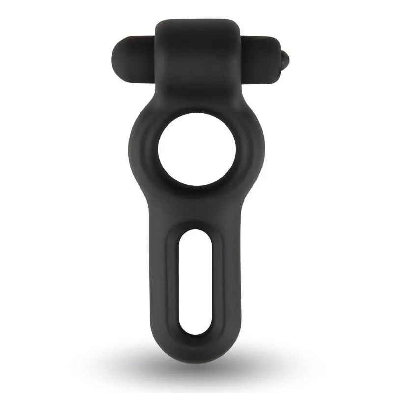 Velv%27Or - Rooster Drake Double Ring Design Cock Ring with Vibrating Bullet