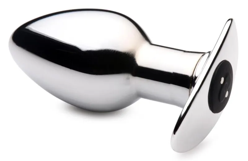 Master Series »Chrome Blast« Analplug mit Vibration & Fernbedienung